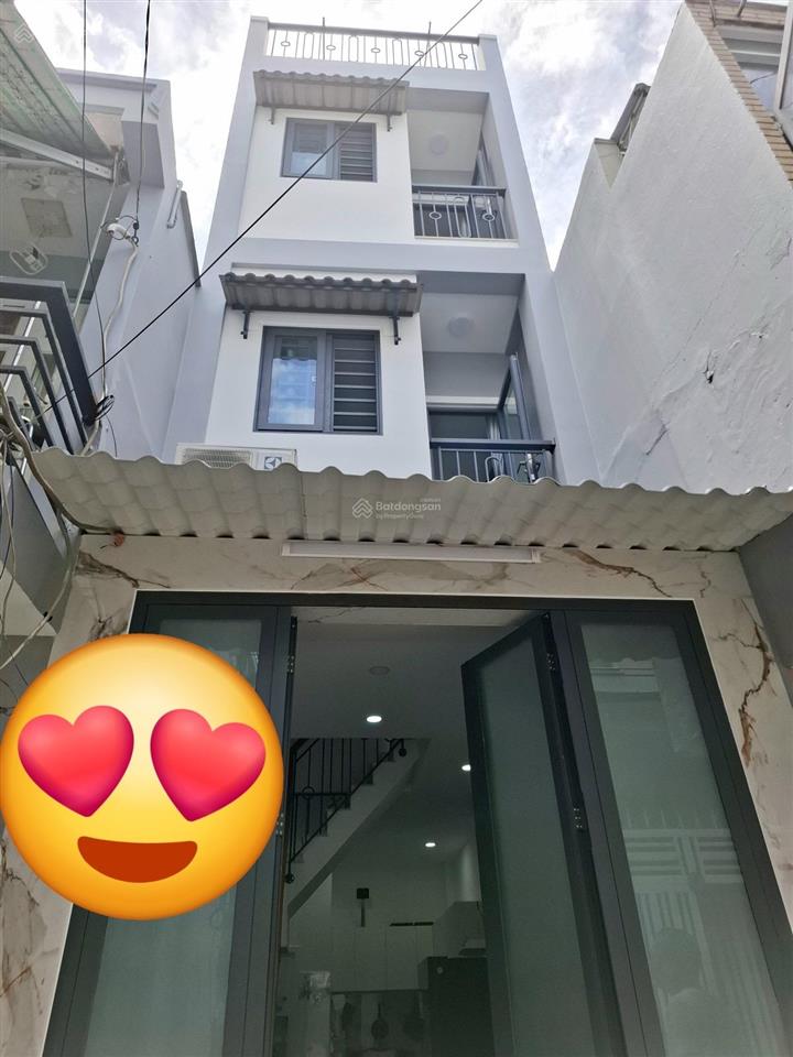 Bán nhà 4 lầu, 4pn, hẻm ba gác, hưng phú, chánh hưng quận 8, chỉ 5,2 tỷ