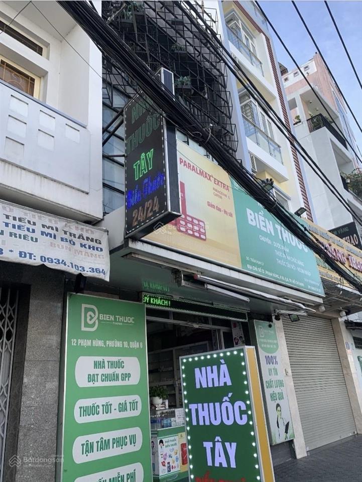 Bán nhà mặt tiền đường phạm hùng, phường chánh hưng quận 8, 3 lầu 78m2 chỉ 17 tỷ
