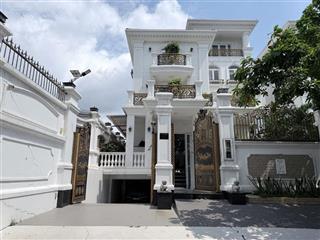 Bán biệt thự đơn lập cytylan nguyễn thị thập q7, hầm, 4 lầu, 370m2 chỉ 88 tỷ
