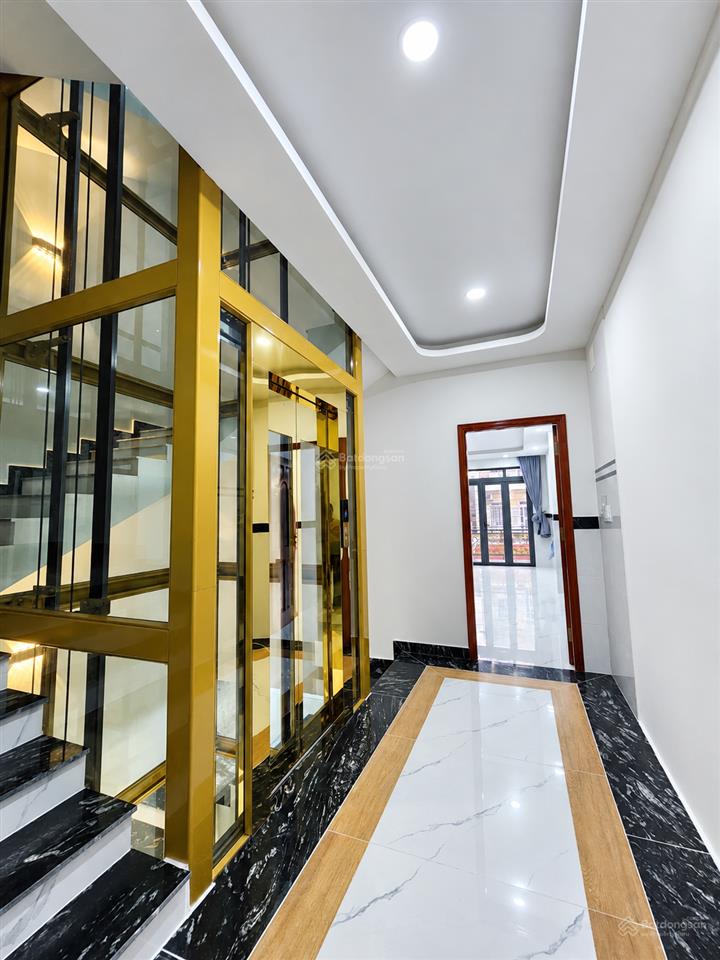 Bán nhà hxh tây lân, bình tân, 4 lầu, thang máy, 6pn, 5wc, 123m2 chỉ 7,6 tỷ