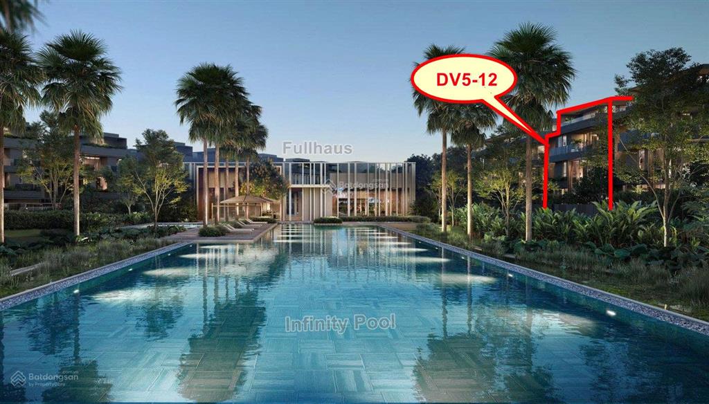 Dinh thự bể bơi riêng fullton dv512, căn ngoại giao vip kế công viên 1,9ha, bể bơi vô cực hiếm có