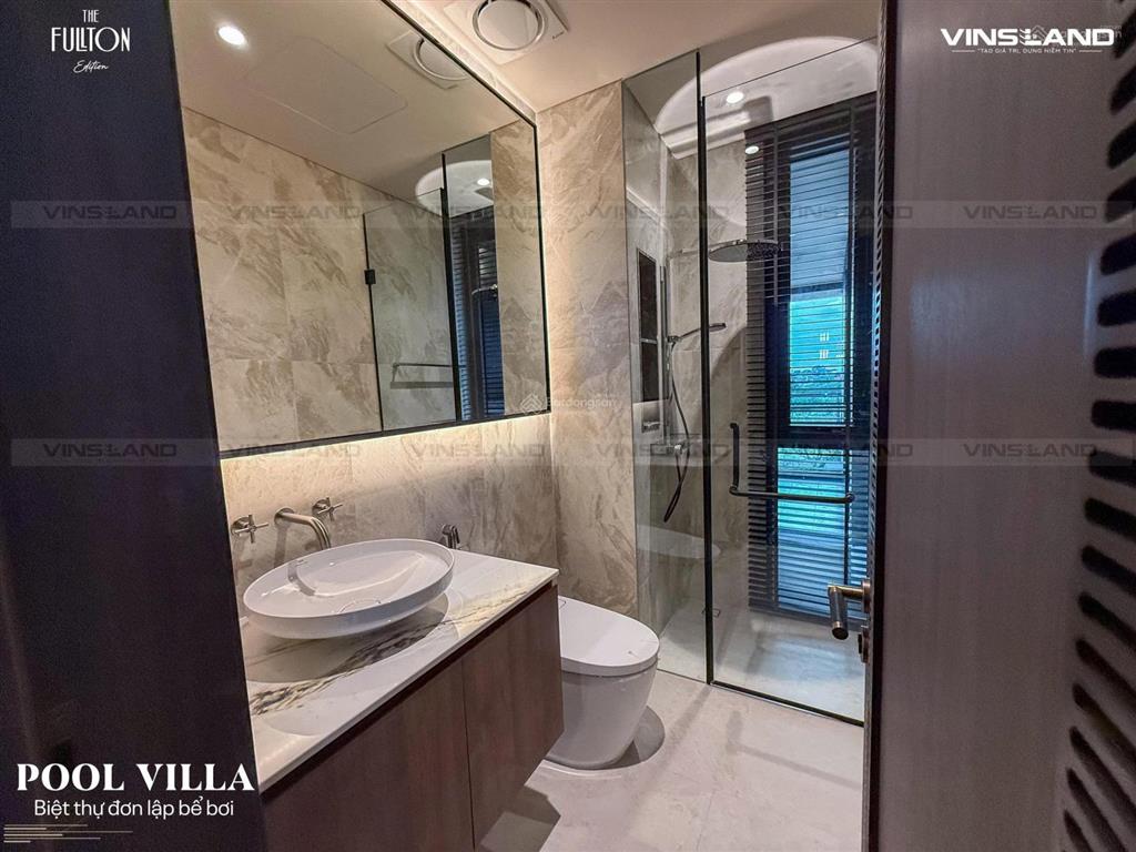 Dinh thự bể bơi riêng fullton dv512, căn ngoại giao vip kế công viên 1,9ha, bể bơi vô cực hiếm có