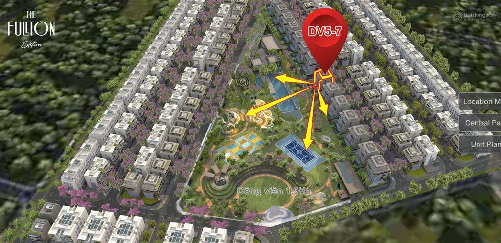 Căn pool hiếm tại fullton, vạn người mê 380m², sát công viên, kế lối dạo bộ, hàng cđt full ck mới