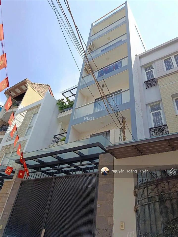 Sẵn dòng tiền 110 triệu/tháng.hẻm xe hơi 8m võ thị sáu,q1(4,2 x 25)cn 100m2hầm 6 tầng.chỉ 26,9 tỷ