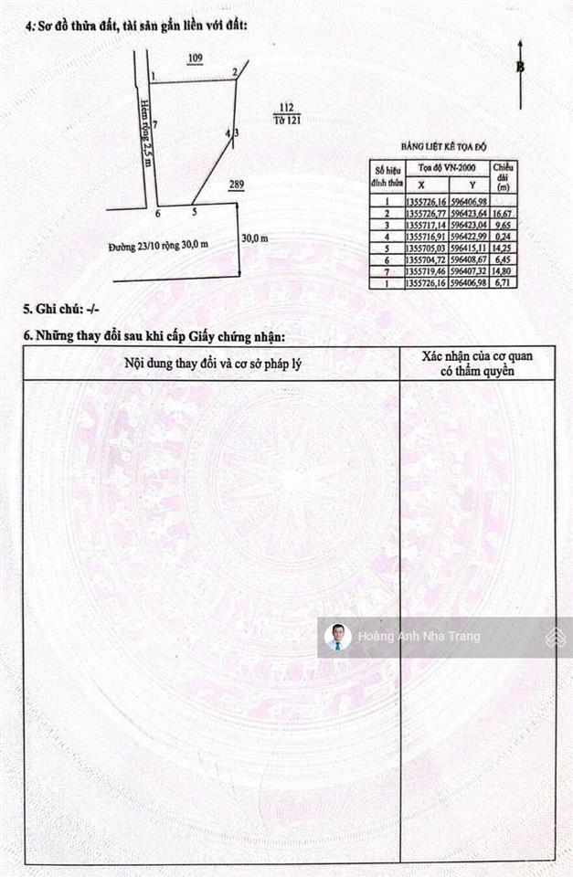 Giảm sốc! bán đất tặng nhà tiền chế đang cho thuê đường 23/10, phường tây nha trang chỉ 31 tr/m2