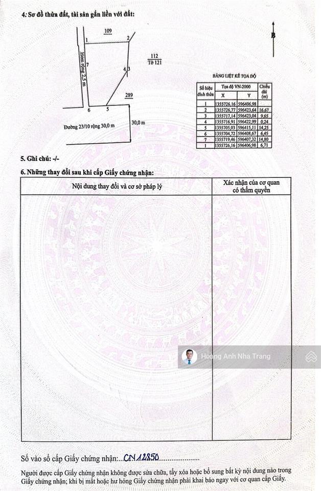 Giảm 2 tỷ! bán đất tặng nhà tiền chế đang cho thuê đường 23/10, phường tây nha trang