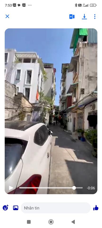 Chính chủ cần bán nhà 58m2, vĩnh tuy, 4 tầng, ngõ ô tô, gần times city giá 14,5 tỷ