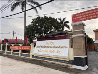 Bán đất trục chính kinh doanh xã bắc sơn, ân thi ( trung tâm xã phạm ngũ lão mới )