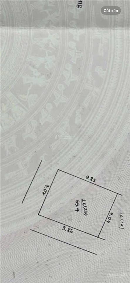 Lô góc vip 70m² sáp mai trong đê  mt rộng kinh doanh đỉnh, full tc