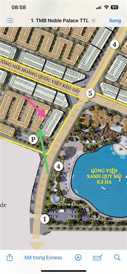 Chính chủ bán căn 60m2 cách đường 50m 1 dãy nhà  đường thông, gần công viên