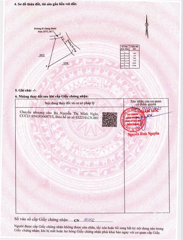 125,4m2 đất đẹpđầu tư sinh lời từ ngày hôm nay tại diên lạc,diên khánh.