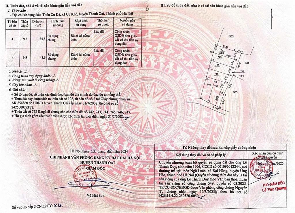 Chào bán nhà 4 tầng sát khu đô thị thanh hà