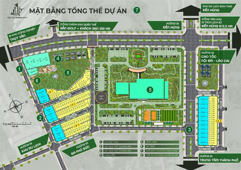 Bán nhanh lô đất mặt tiền 10m  đối diện cổng dân sinh bệnh viện  cạnh sân golf