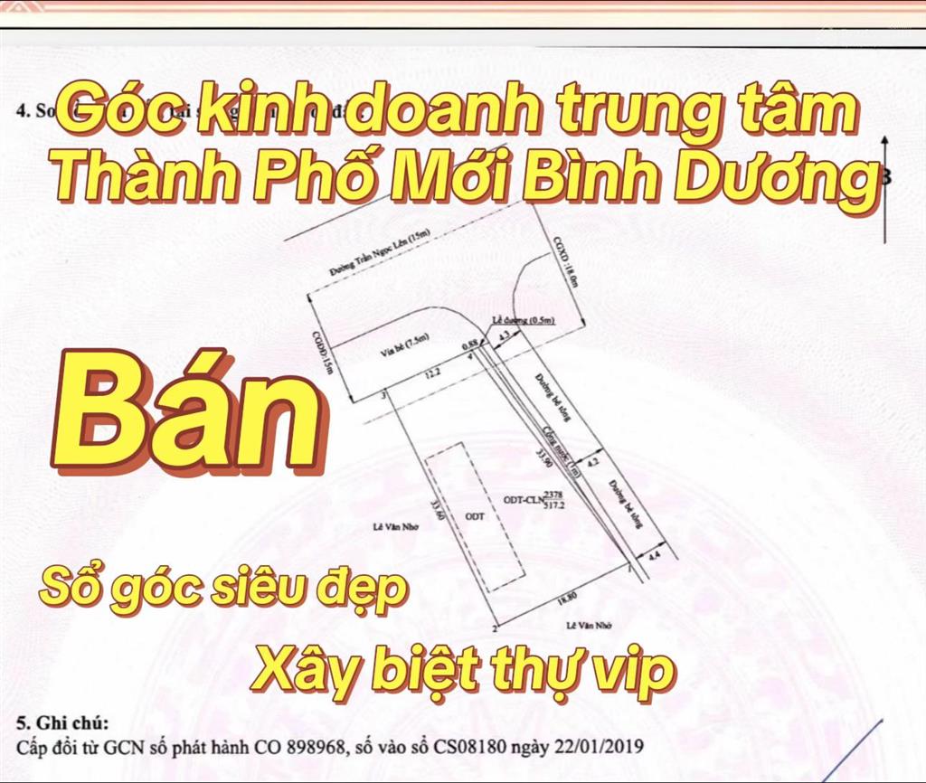 Góc kinh doanh view sân golf thành phố mới bình dương đi aeon mall, ga metro, bviện tỉnh 1500g 5p