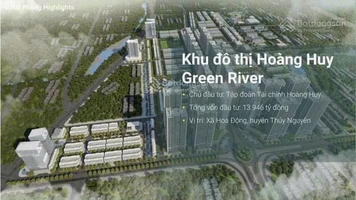 Hoàng huy green river xã hoa động dt 77m2, 4 tầng, 5 tầng biệt thự các loại. đức 0383 196 *** (zalo)