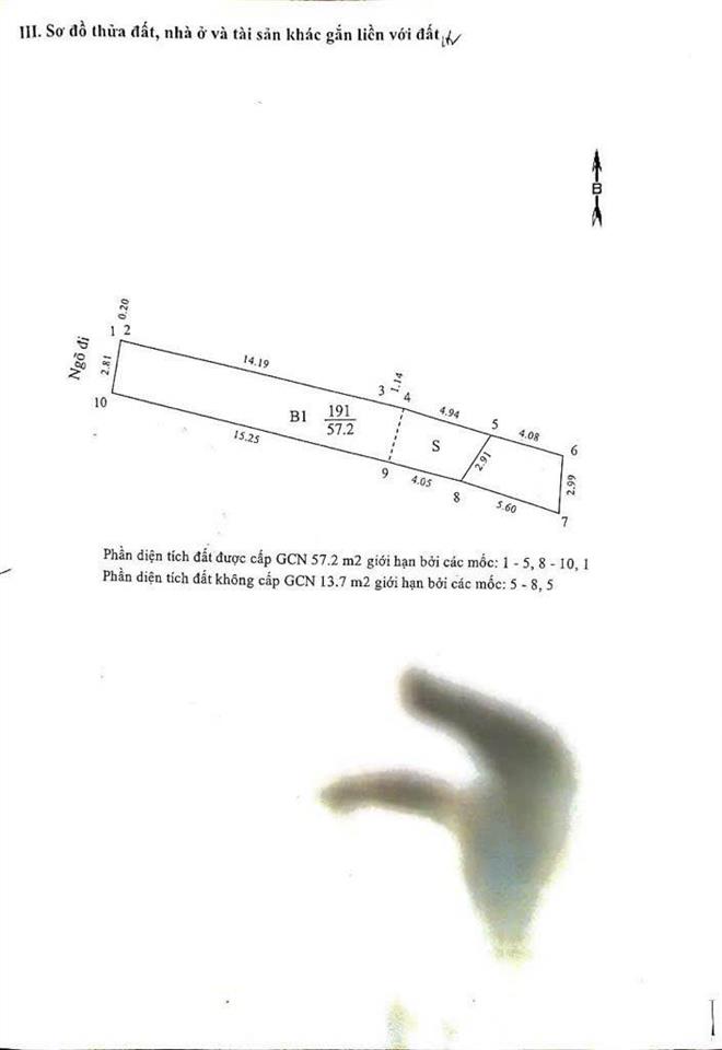 Bán đất tặng nhà ngõ thống nhất đại la, dt 57,2m², cách phố 100m, sổ đỏ, giá 7,72 tỷ