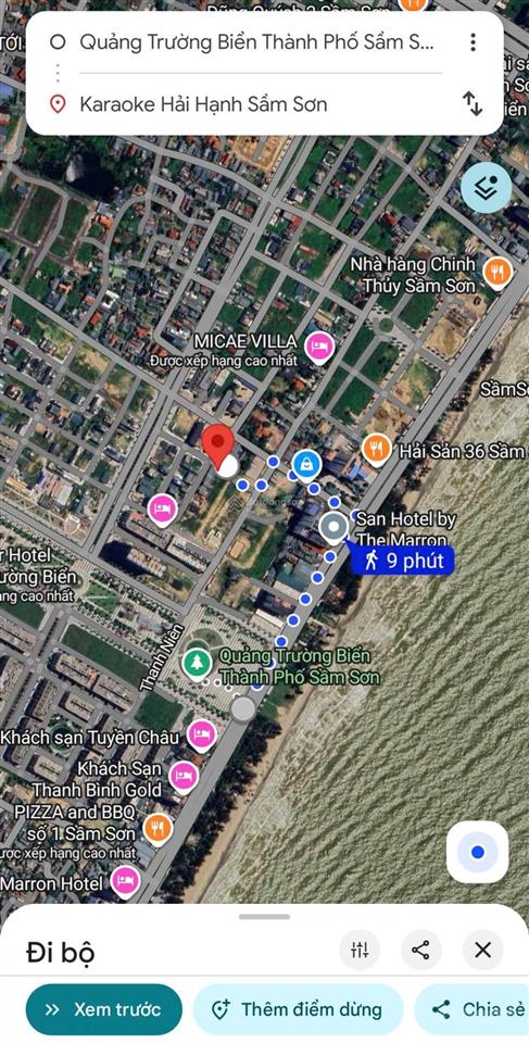 Tôi chính chủ bán đất tđc quảng trường biển sầm sơn trục dọc thông đường 18m, cách biển chỉ 100m