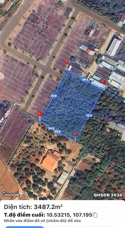 Cần bán lô đất sào đường số 13, hòa long, tp  bà rịa