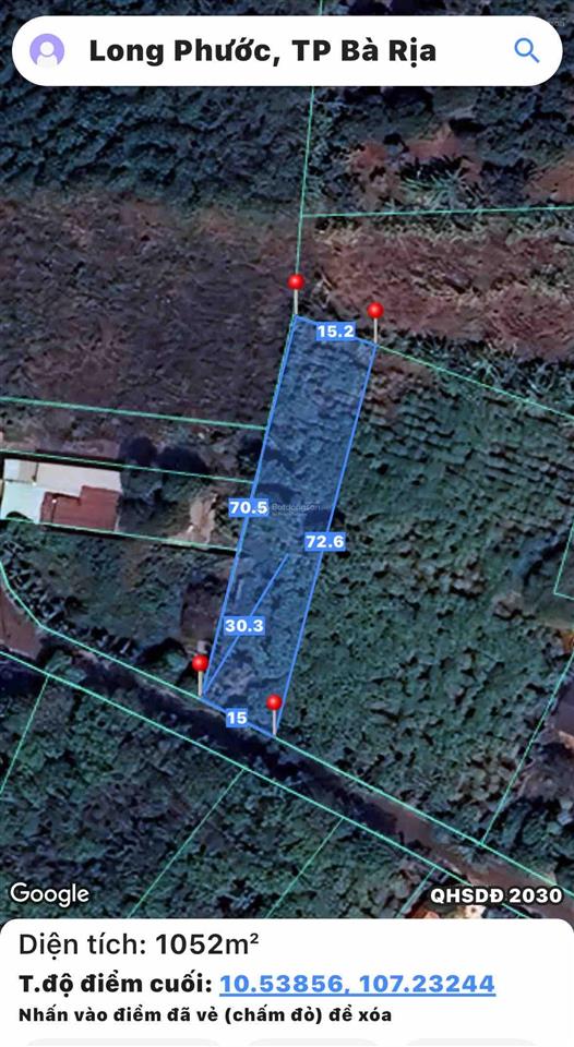 Bán đất tại đường 89, xã long phước, bà rịa, bà rịa vũng tàu, giá ưu đãi 3,5 tỷ, 1000m2 (cln)