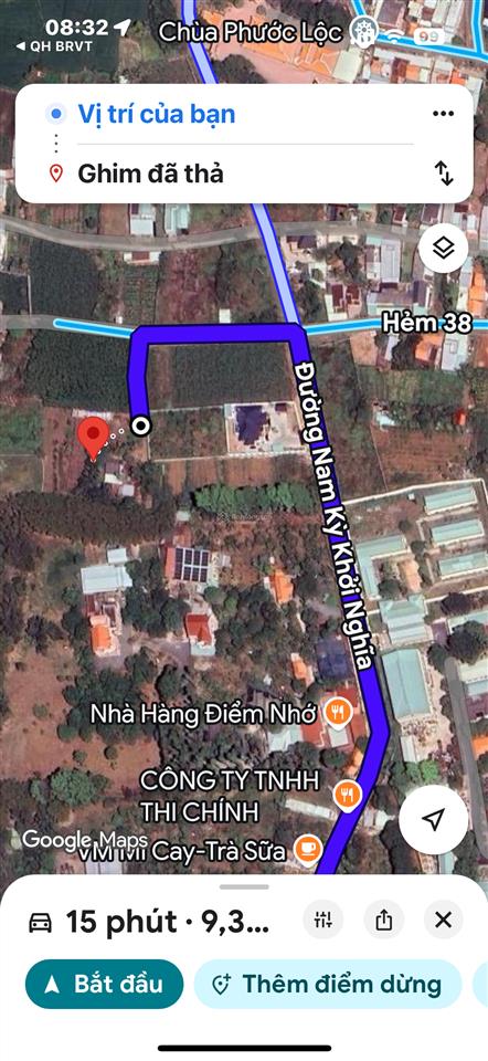 Bán đất 138.1m2 tại nam kỳ khởi nghĩa, đất đỏ, 900 triệu giá siêu hời