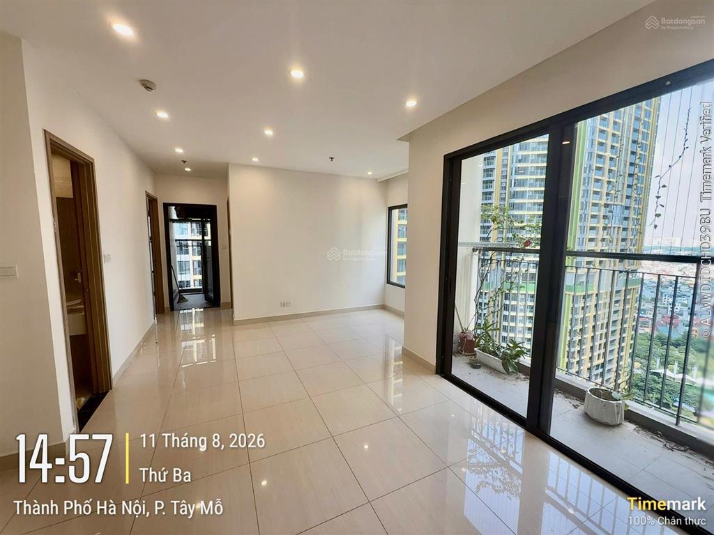 64 triệu/m2. căn góc 2n + 2wc 64m2, giá có 4,1 tỷ, tòa s302 vinhomes smart city