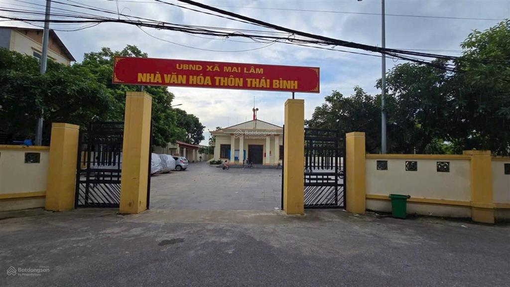 52m đất thái bình mai lâm ngõ thông sát đại dự án 30ha bộ công an chỉ 4,1 tỷ đón sóng cầu tứ liên!