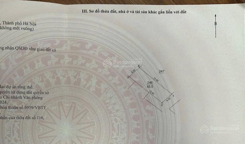 55m2 đất 3 mặt thoáng thiết bình chỉ 2,15 tỷ, rẻ hơn cả đất đấu giá! bán kính 200m hồ điều hoà!