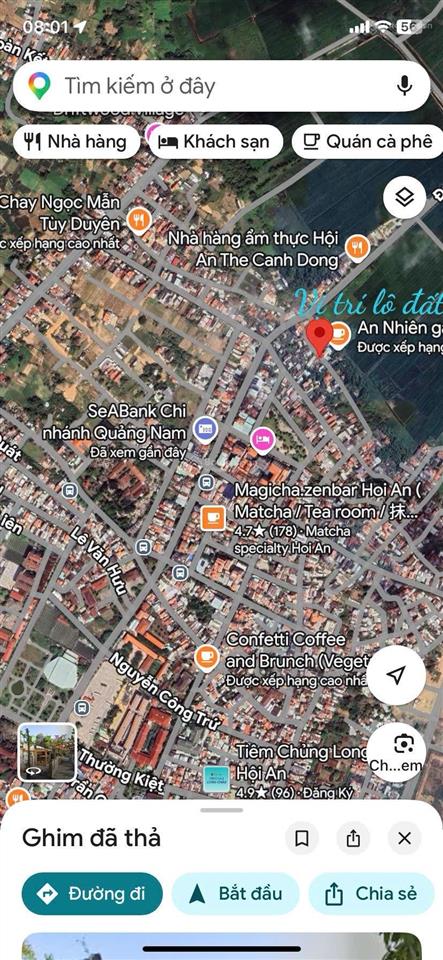 Bán đất phường hội an đông, đà nẵng, view lúa, cách phố đi bộ 1,5 km