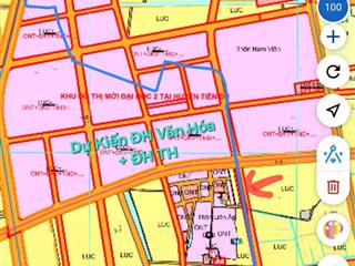 Đất 2 mặt tiền, đường 287, liên ấp việt đoàn. 3,66 tỷ, 100m2 đối diện kđt đại học 2 tiên du