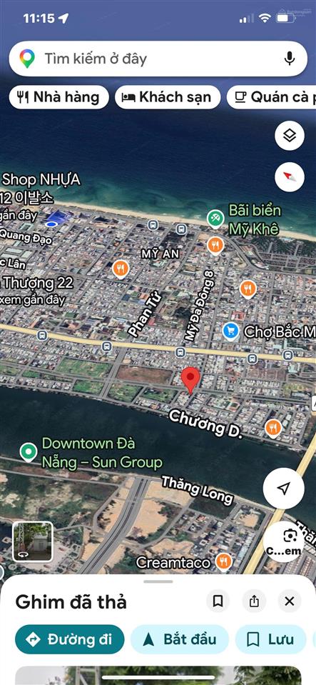 Chính chủ cần chuyển nhượng lô góc đường 10m5 và 15m lê văn hưu  an dương vương  mỹ an  đà nẵng