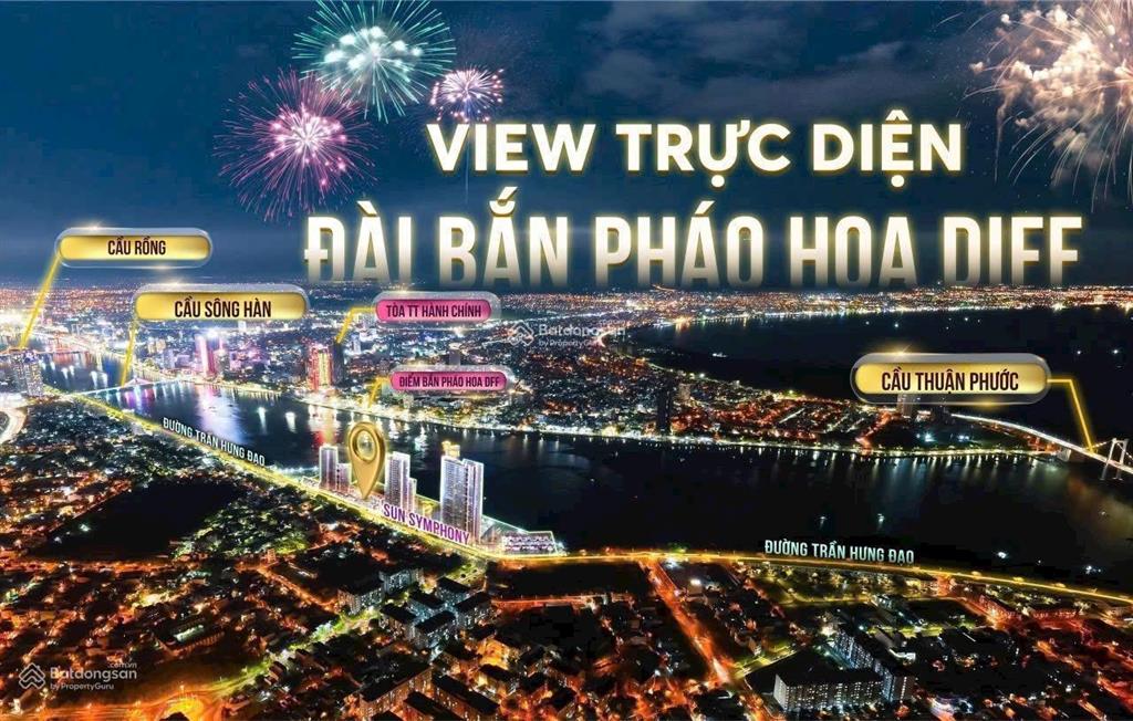 Suất ngoại giao 2pn symphony 5 dt 68m2 view pháo hoa diff không gian sống cao cấp tại sơn trà