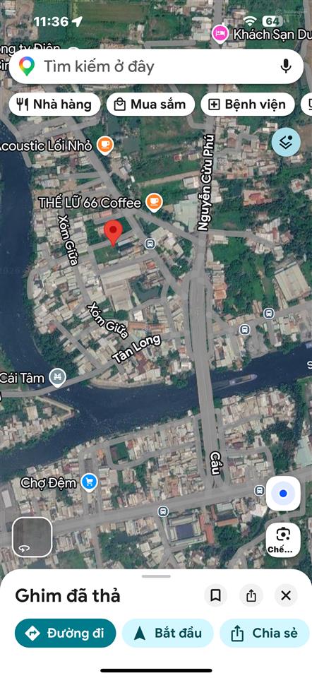 Bán lô đất đường xe hơi hẻm thế lữ gần cầu chợ đệm nguyễn cửu phú