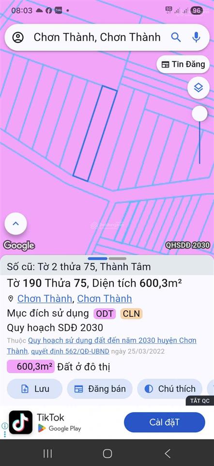 Chính chủ cần bán gấp lô đất gần kcn ngay xã thành tâm, chơn thành, bình phước