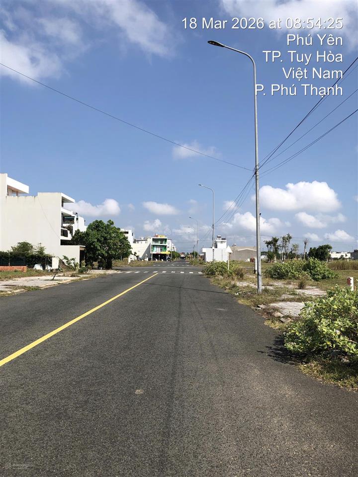 Chính chủ cần bán gấp lô đất giá đầu tư ngay phường phú thạnh, tuy hòa, phú yên