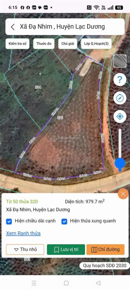 Chính chủ cần bán gấp lô đất 2 mặt tiền đường ngay xã đạ nhim, lạc dương, lâm đồng