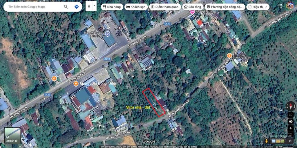 Chính chủ cần bán gấp lô đất mt đường nguyễn văn cừ, thị trấn đạ m'ri, đạ huoai, lâm đồng