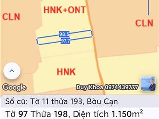 Chính chủ cần bán gấp lô đất đang trồng cà điều ngay xã bàu cạn, long thành, đồng nai