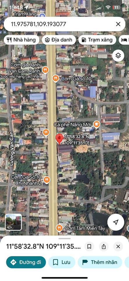 Chính chủ cần bán lô đất vị trí đẹp mt đường quốc lộ, p. cam nghĩa, tp. cam ranh, khánh hòa