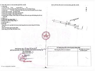 Chính chủ cần bán lô đất mt đường đt 741 phường chánh phú hòa, bến cát, bình dương