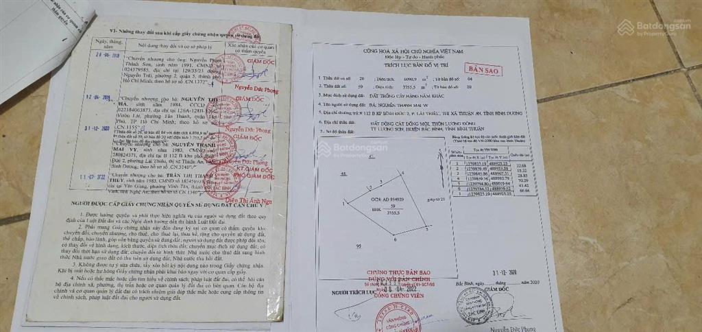 Chính chủ cần bán gấp lô đất giá rẻ ngay tt lương sơn, bắc bình, bình thuận