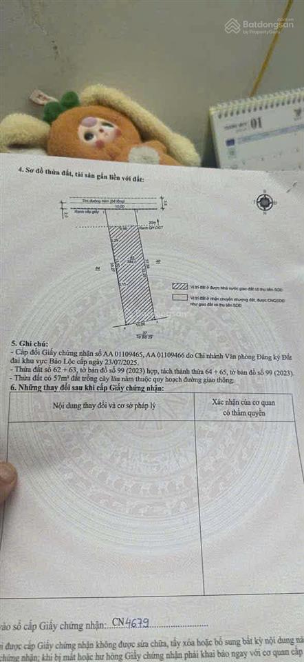 Chính chủ cần bán gấp lô đất trung tâm lộc phát, tp. bảo lộc, lâm đồng