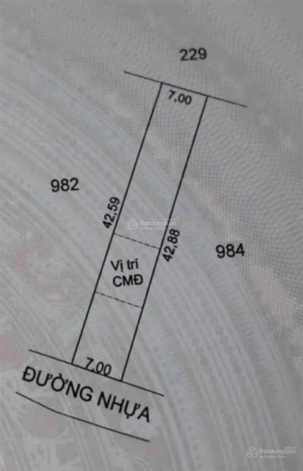 Bán đất tại đường 15, xã hòa long, thành phố bà rịa, giá siêu hời 2,1 tỷ, 299m2