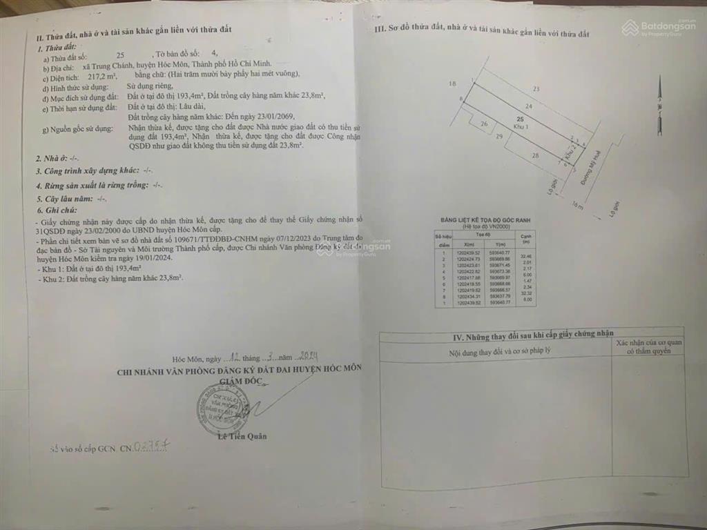 Bán đất tặng nhà mặt tiền đường mỹ huề, xã trung chánh, huyện hóc môn, 8,8 tỷ, 217m2