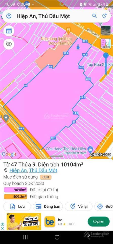 Bán đất tại mặt tiền đường đại lộ bình dương, 450 tỷ, 10.007 m2, giá đầu tư