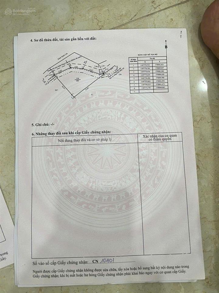 Chính chủ cần bán gấp lô đất 2 mặt tiền ngay xã lương hòa, bến lức, long an