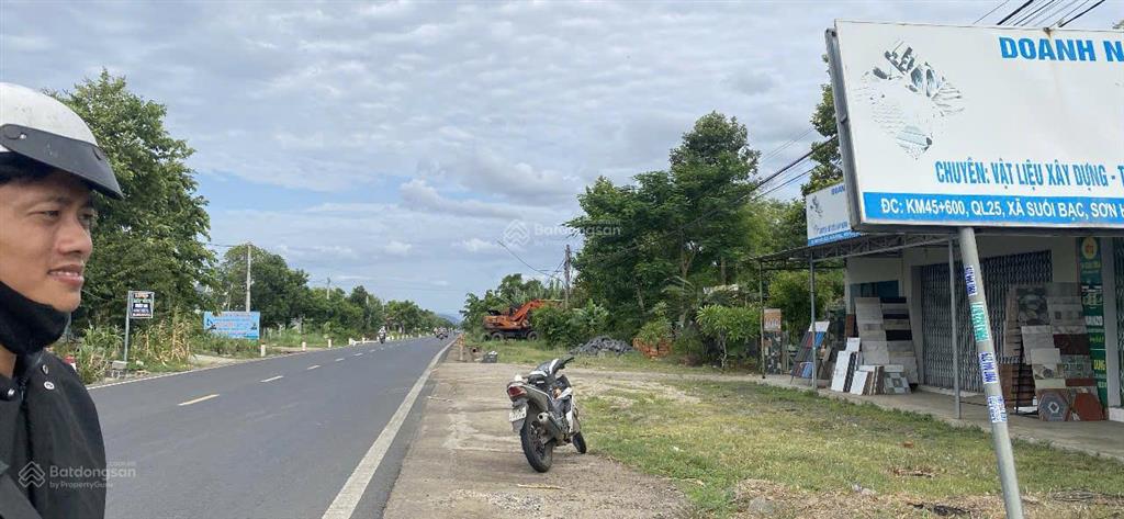 Chính chủ cần bán gấp lô đất mặt tiền quốc lộ 25, xã suối bạc, huyện sơn hòa, phú yên
