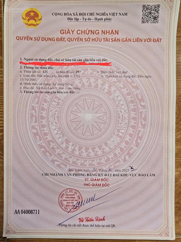 Chính chủ cần bán gấp lô đất rộng 3 lô liền kề ngay tt thị trấn lộc thắng, bảo lâm, lâm đồng
