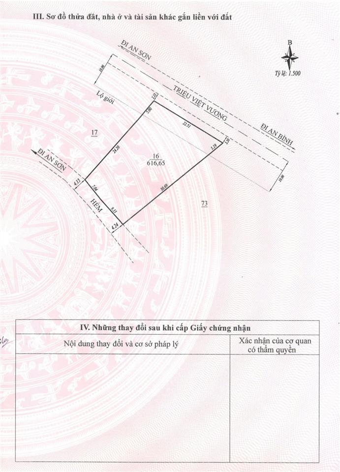 Chính chủ cần bán lô đất vị trí đẹp tiềm năng ngay đường triệu việt vương, phường 4, đà lạt
