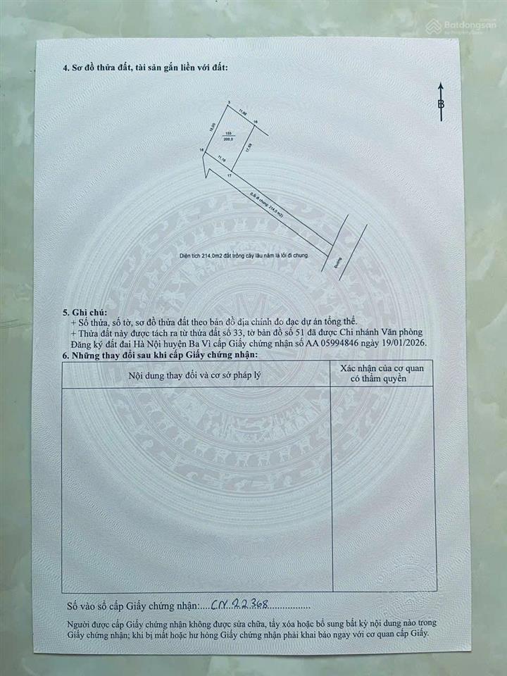 Cần thanh khoản một lô đất vuông full thổ cư giá còn lâu mới đến 2 tỷ, 0972 731 ***