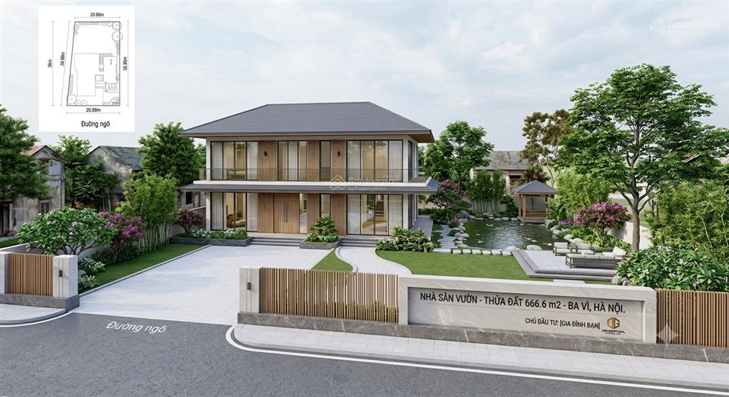 Chính chủ cần bán lô đất view núi ba vì cực thoáng